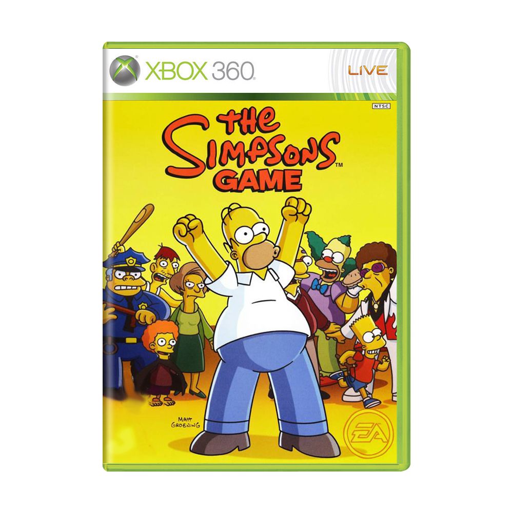 Jogo The Simpsons Game - Xbox 360 - MeuGameUsado