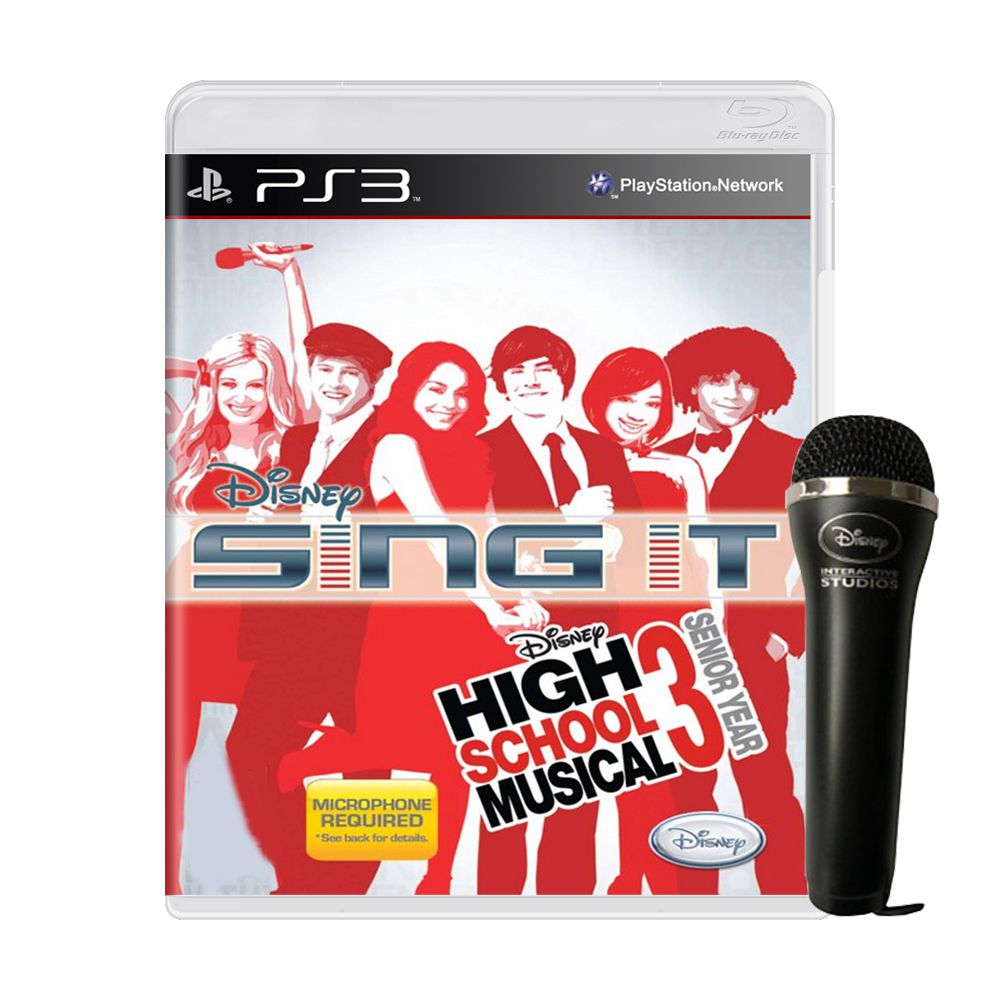 Jogo Disney Sing It! High School Musical 3: Senior Year + Microfone - PS3 -  MeuGameUsado