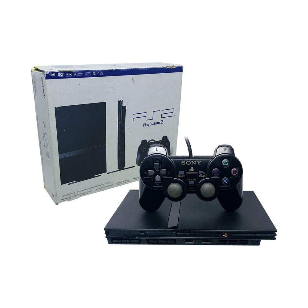 Playstation 2 Slim Play2 Completo + 10 Jogos + Garantia Ps2 2