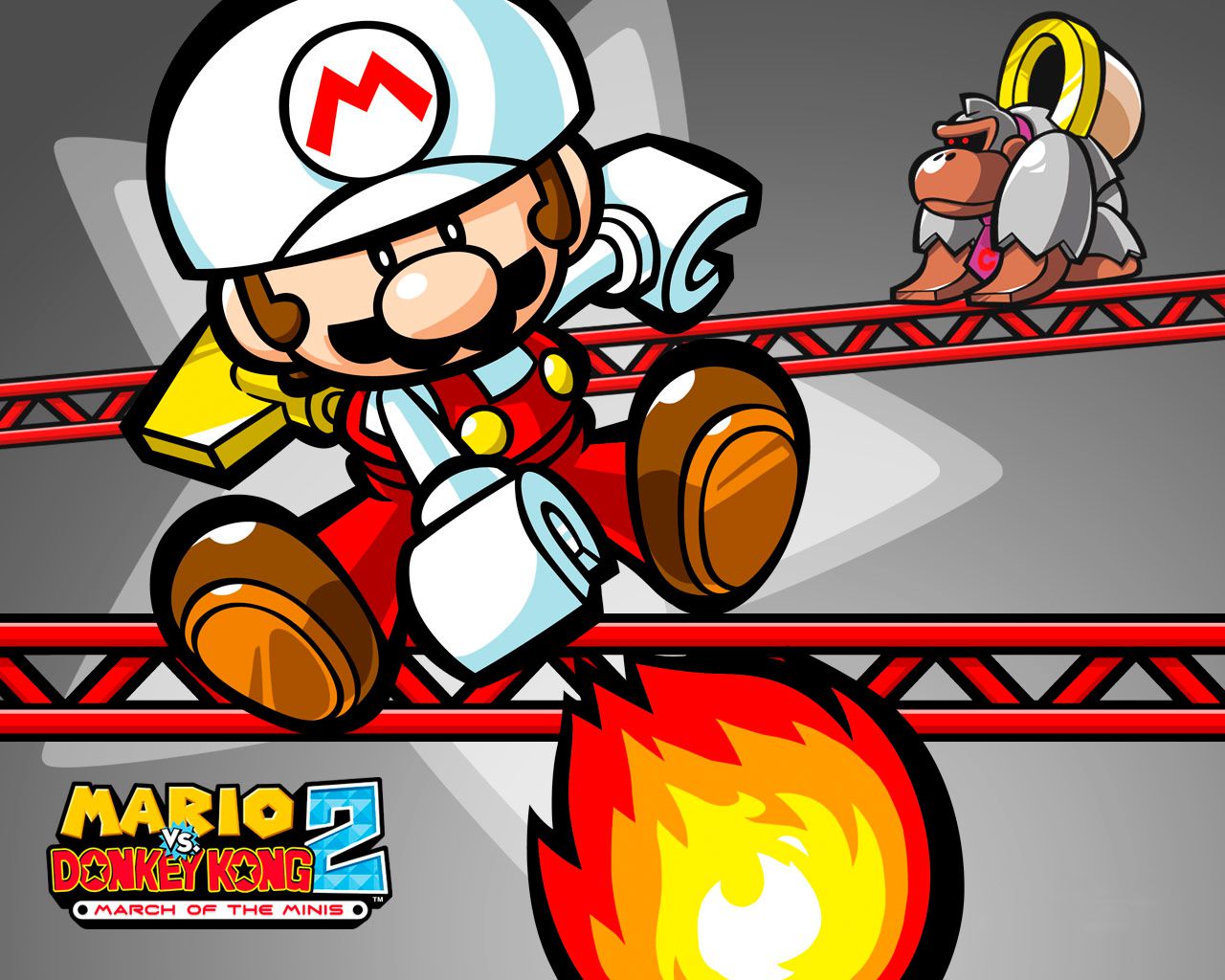 Jeu Nintendo DS Mario Vs Donkey Kong 2 - Version PAL - Complet Et En Bon état