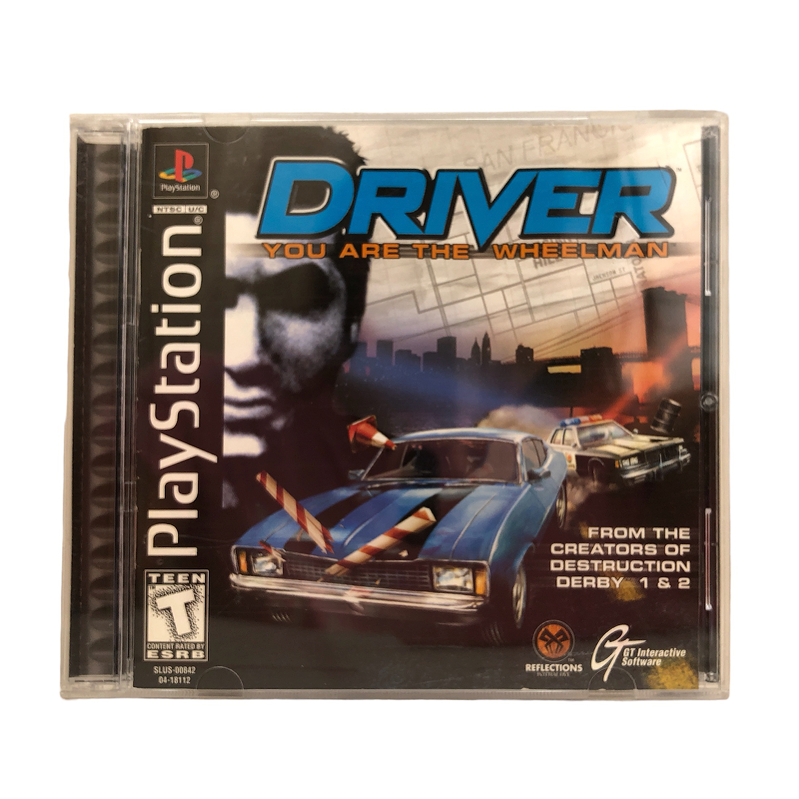 NOVO GAMEPLAY: DRIVER 1 (PS1) - INTRO DO JOGO + DEMONSTRAÇÃO + 1