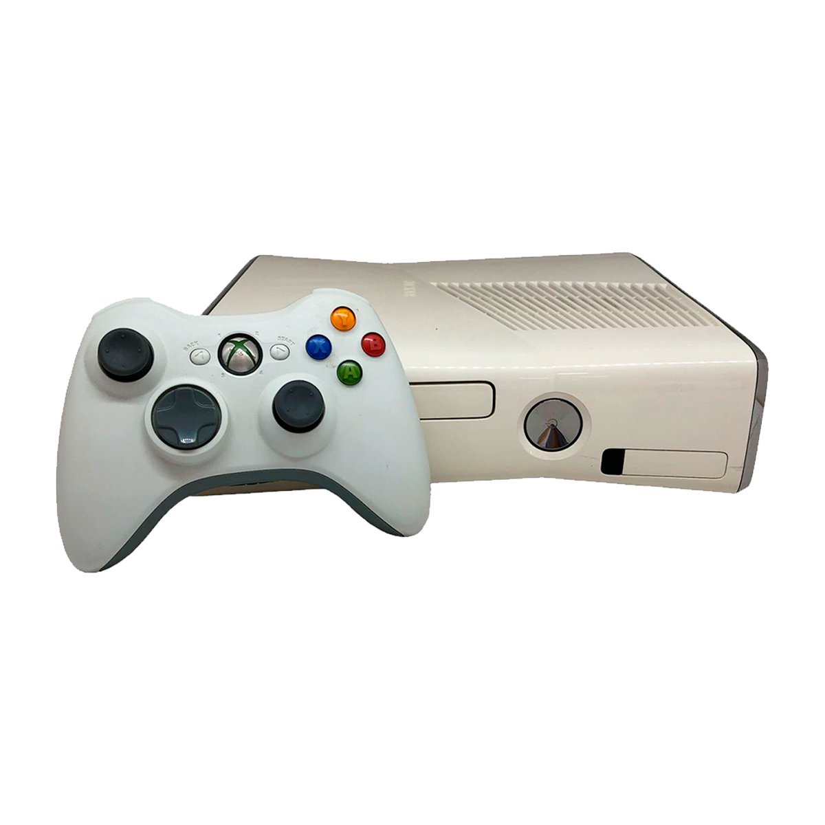 Console Xbox 360 Slim 250GB Branco - Microsoft - MeuGameUsado