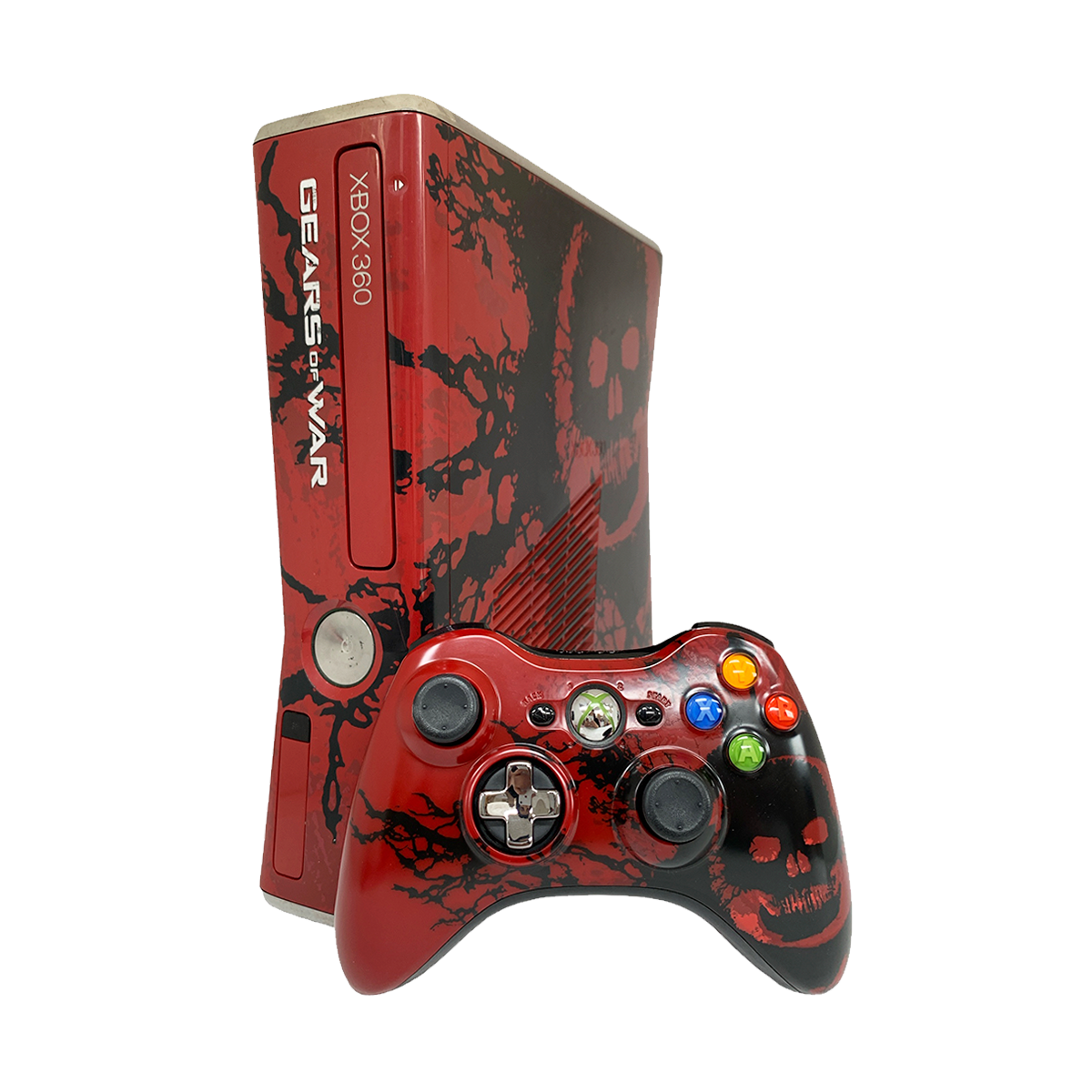 Xbox 360 Slim Gears of War 3 Ed. (Sem Jogo) + 1 Comando, Caixa