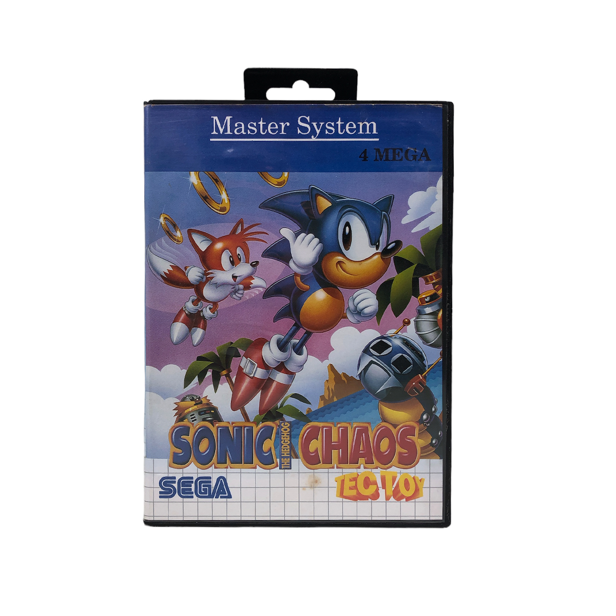 Sonic Chaos Master System na caixa com manual original