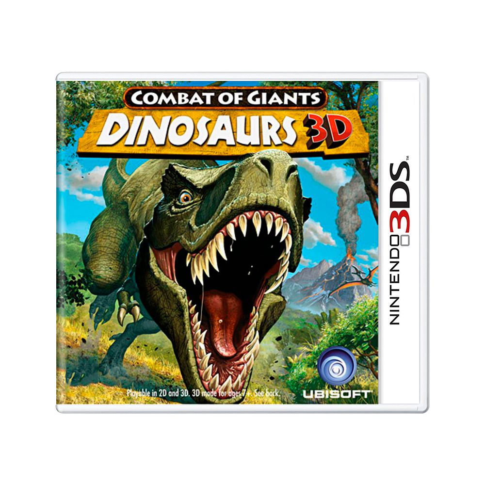 Jogo Combat of Giants: Dinosaurs 3D - 3DS - MeuGameUsado