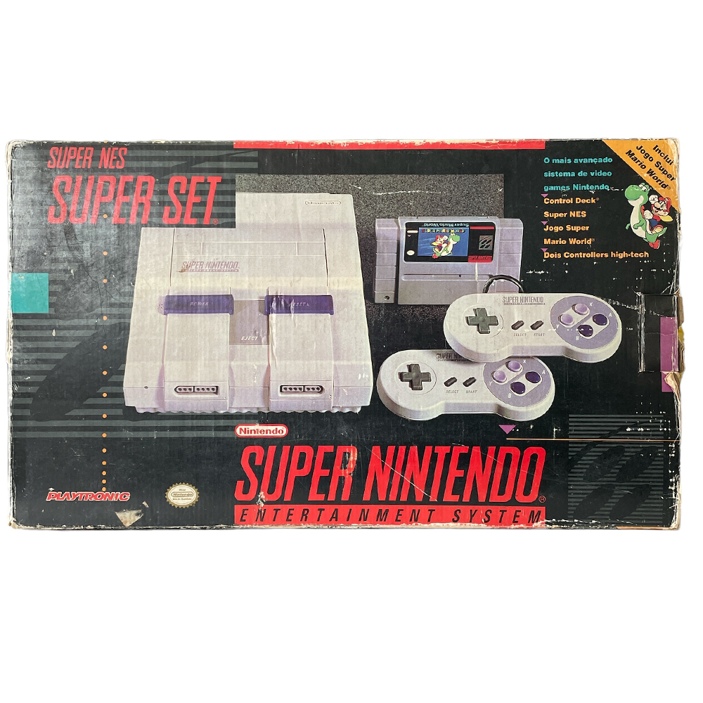 Console Super Nintendo SUPER SET (PlayTronic) + Super Mario World
