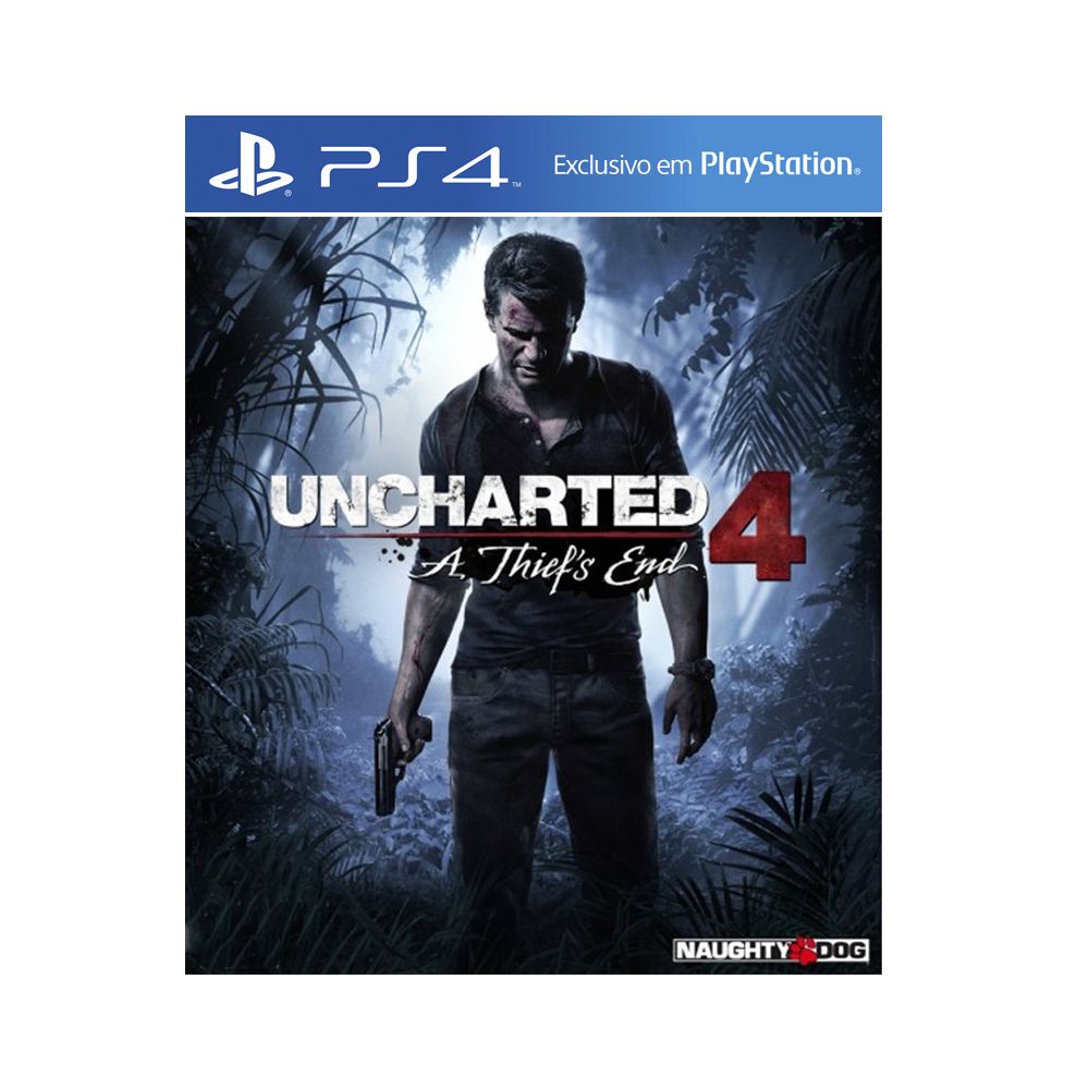 Jogo Uncharted 4: A Thief's End - PS4 (Capa Dura) - MeuGameUsado