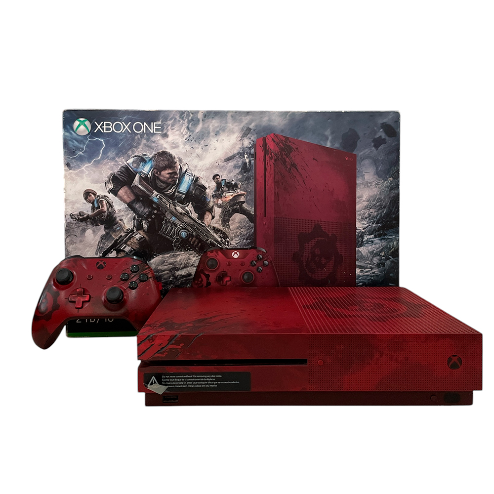 北米版 XBOX One S Gears of War 4 edition本体 Xbox One S ganha edição especial do game Gears of War 4
