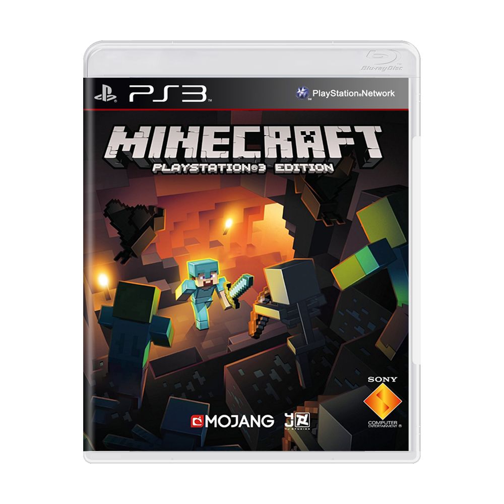 JOGUEI MINECRAFT NO PLAYSTATION 5 E FOI INCRÍVEL! 