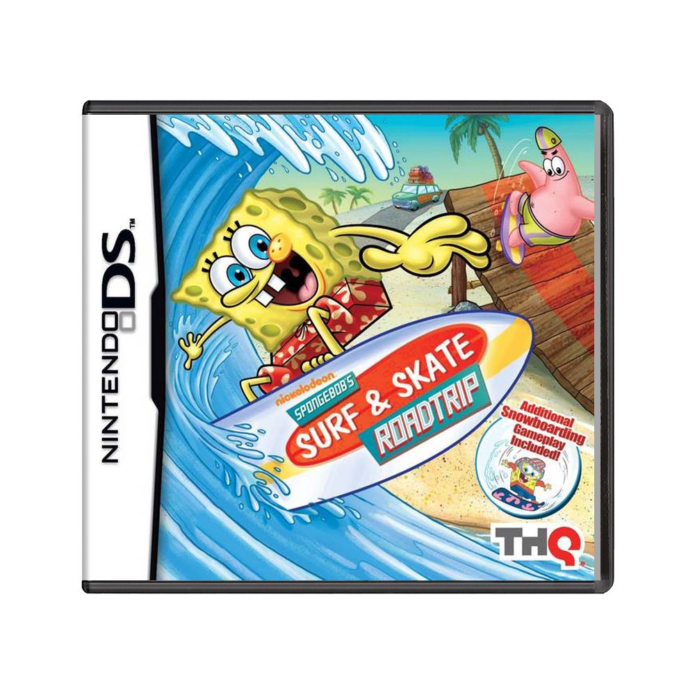 SpongeBob's Surf & Skate Roadtrip (Microsoft Xbox 360, 2011) for