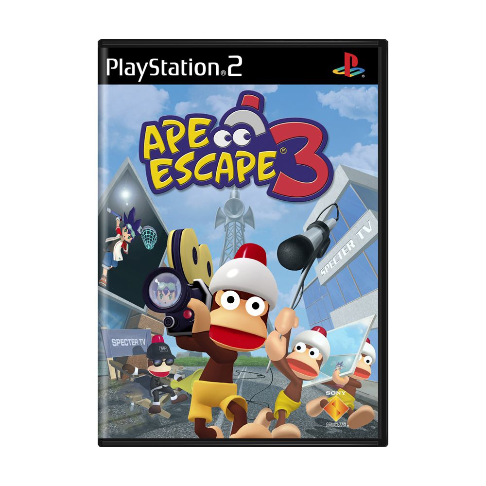 Jogando e Analisando: APE ESCAPE 3 (PS2) REVIEW