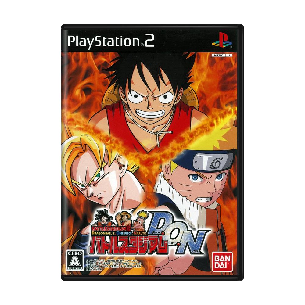 INCRÍVEL CROSSOVER DE ANIMES PARA PS2 - BATTLE STADIUM DON 