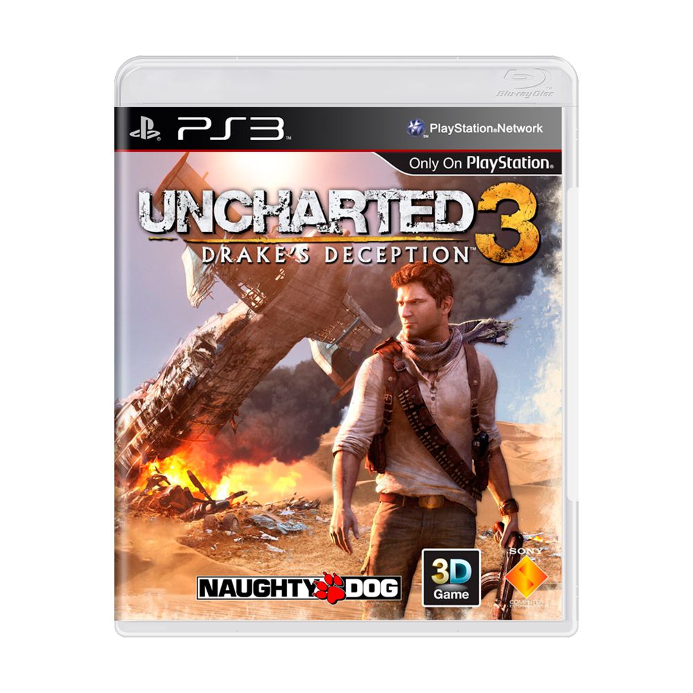 Uncharted 3: Drakes Deception, Jogo Usado PS3