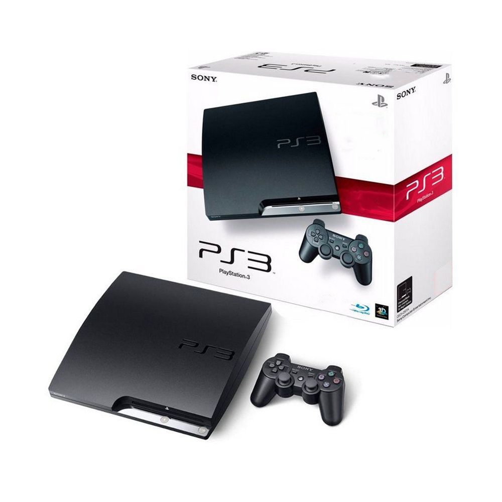 Playstation 3 Ps3 Play Usado Slim Com 40 Jogos + 2 Controles