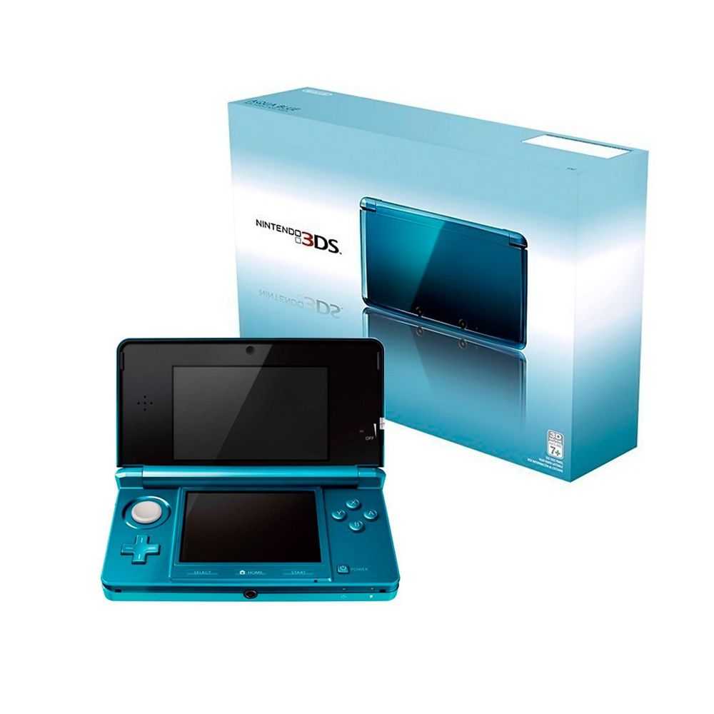 Console Nintendo 3DS Aqua Blue - Nintendo - MeuGameUsado