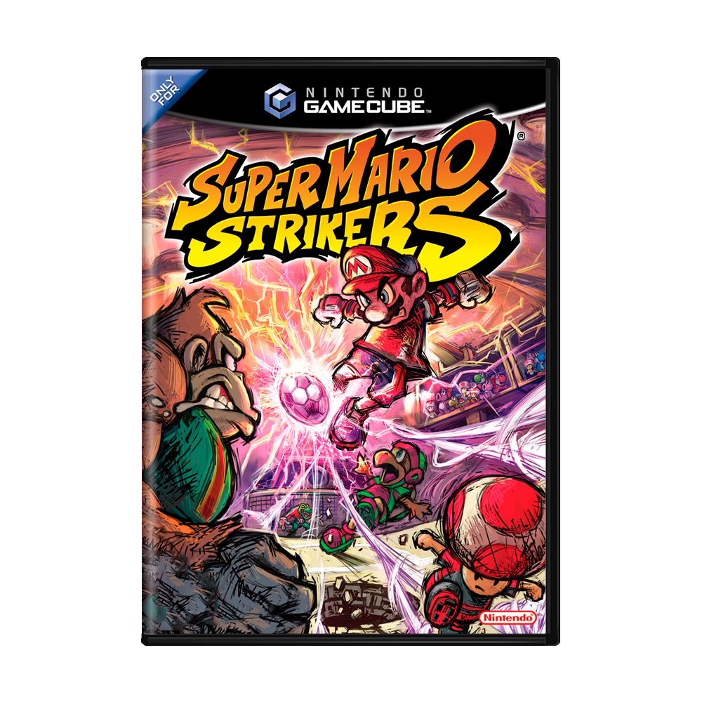 O JOGO DE FUTEBOL DO MARIO Super Mario Strikers Nintendo GameCube Gameplay  