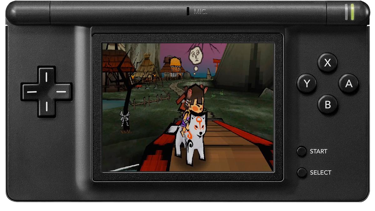 Jogo Okamiden Chisaki Taiyou DS Japon s MeuGameUsado