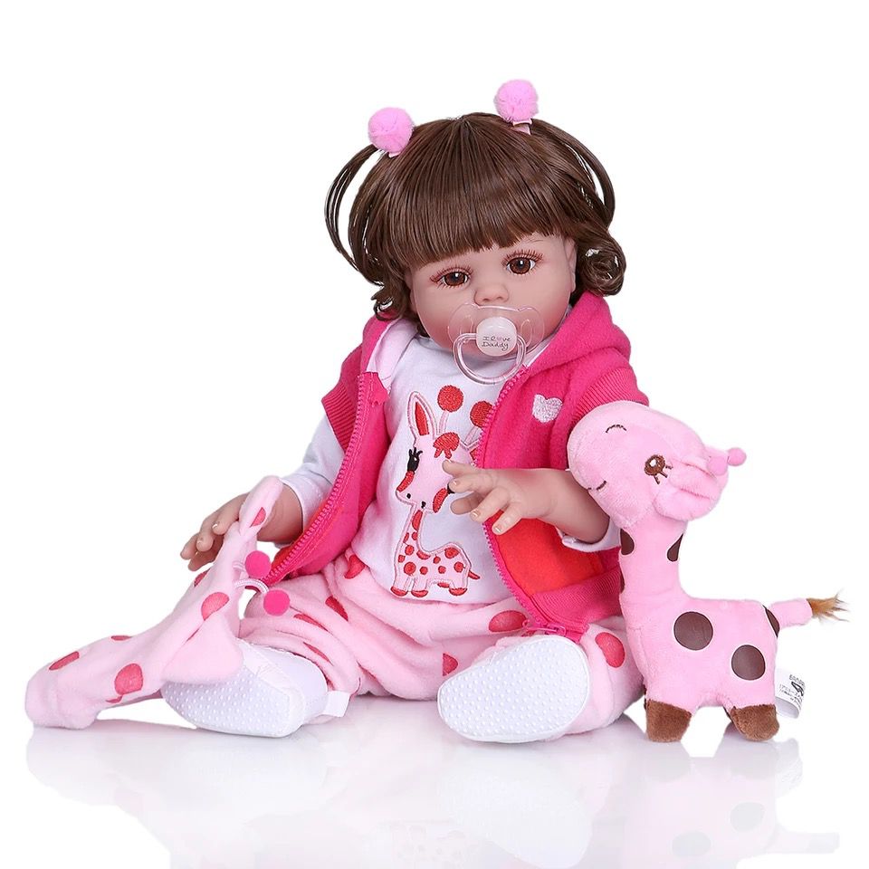 Boneca Reborn Realista Infantil Roupa Girafinha - USA Magazine