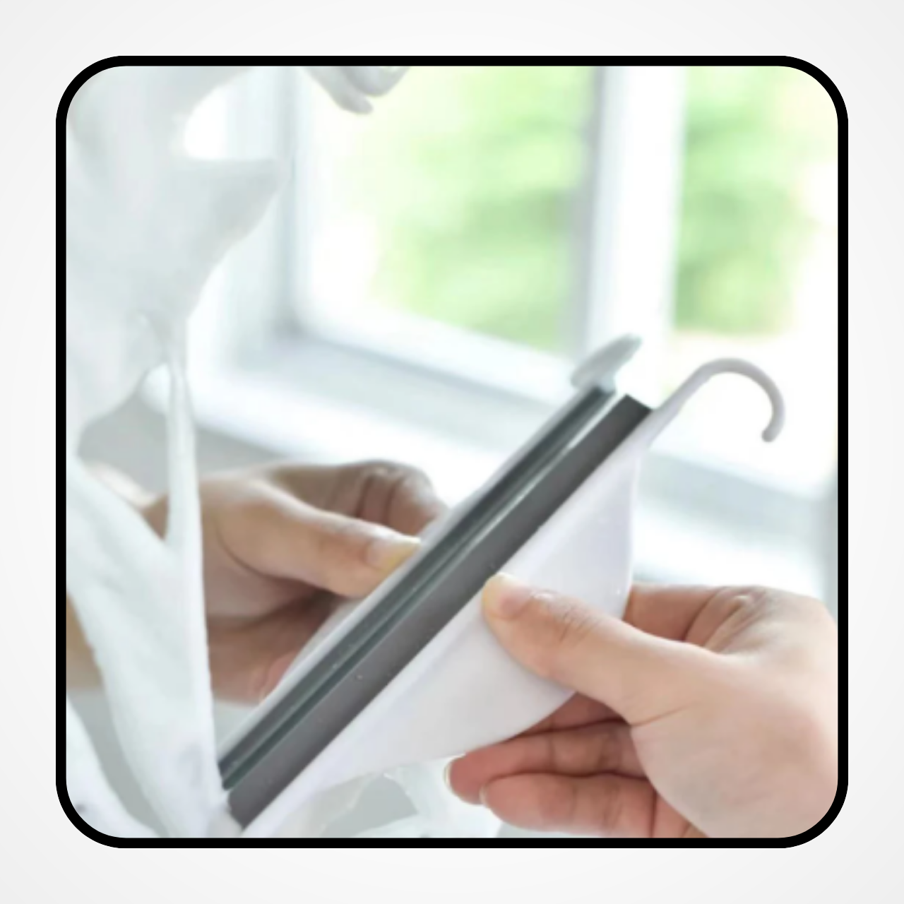 Mini Rodo com Gancho Plástico - Clink - Patricinha