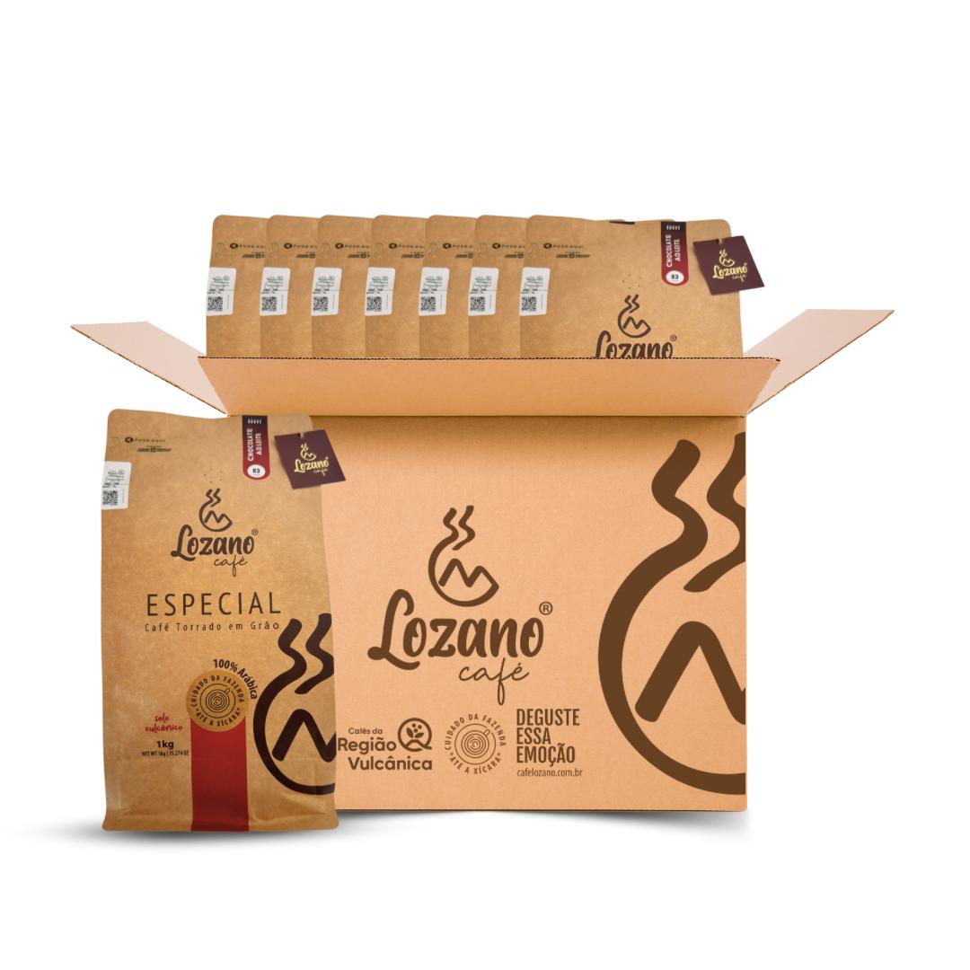 Especial 1Kg. Grão Espresso | Caixa com 10 unidades - Café
