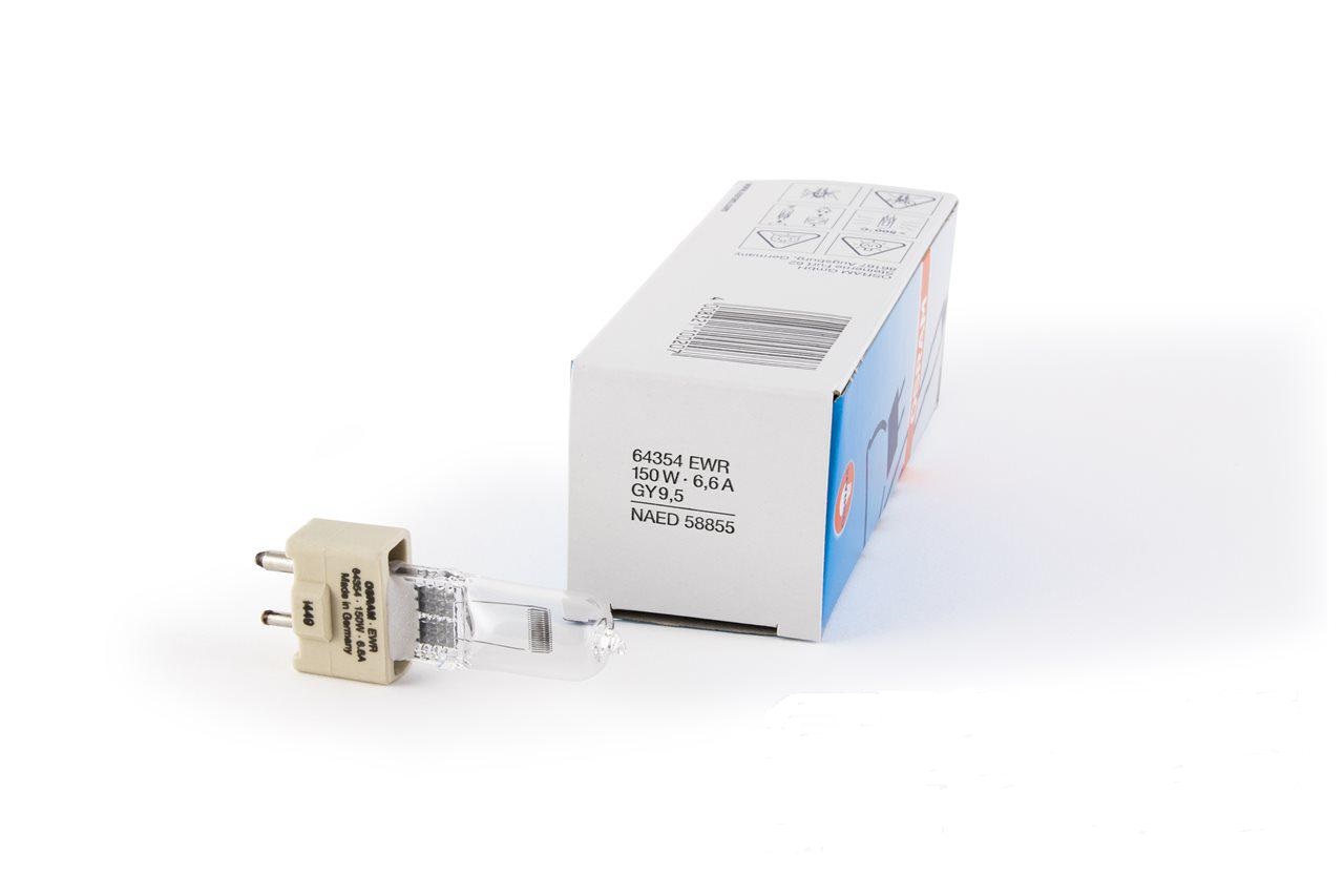【期間限定送料無料】 64354 6.6A 150W HALÓGENA LÂMPADA EWR FAB.OSRAM GZ(GY)9,5 メンテナンス