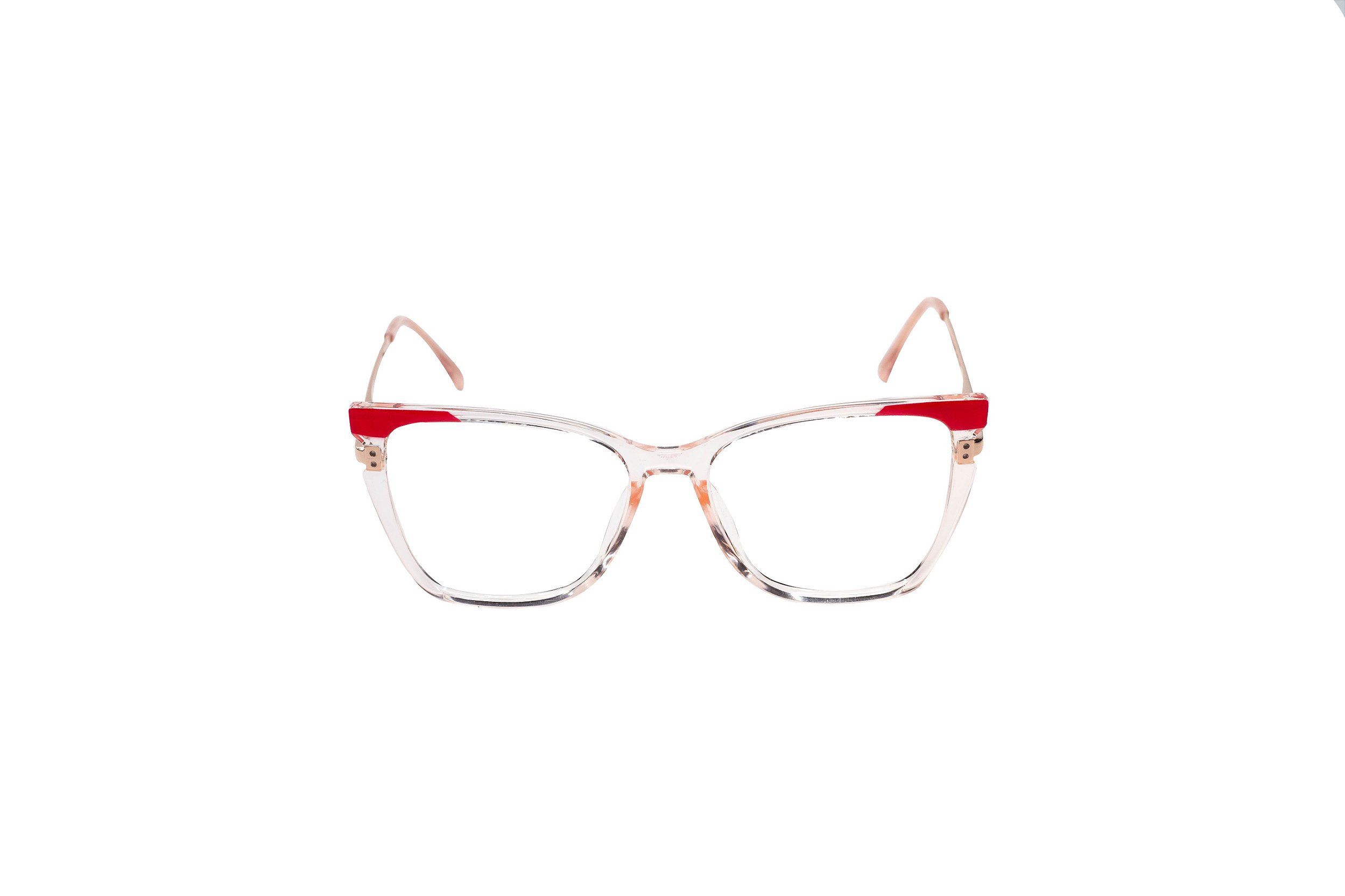 Armação De Óculos De Grau Feminino Acetato RZ07 Transparente - Oticas R@iz