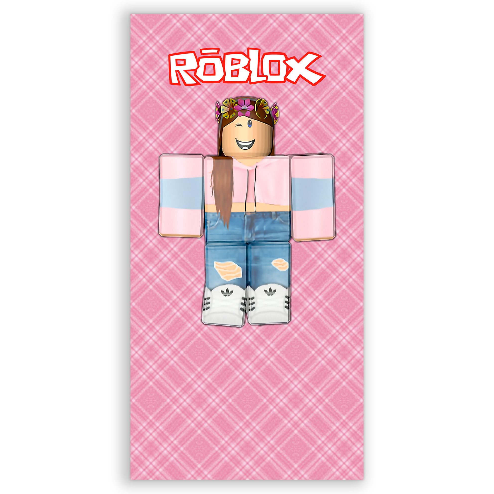 Painel Retangular Roblox Sublimado 1,5m x 2,2m