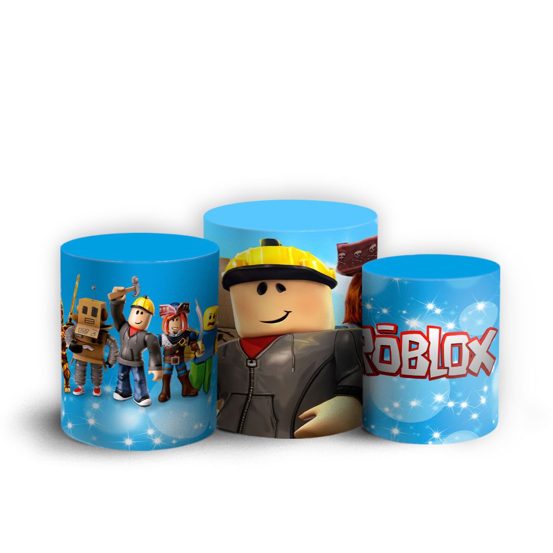 KIT Redondo e Trio - Roblox - Sublimado 3D - Sublitex, painéis