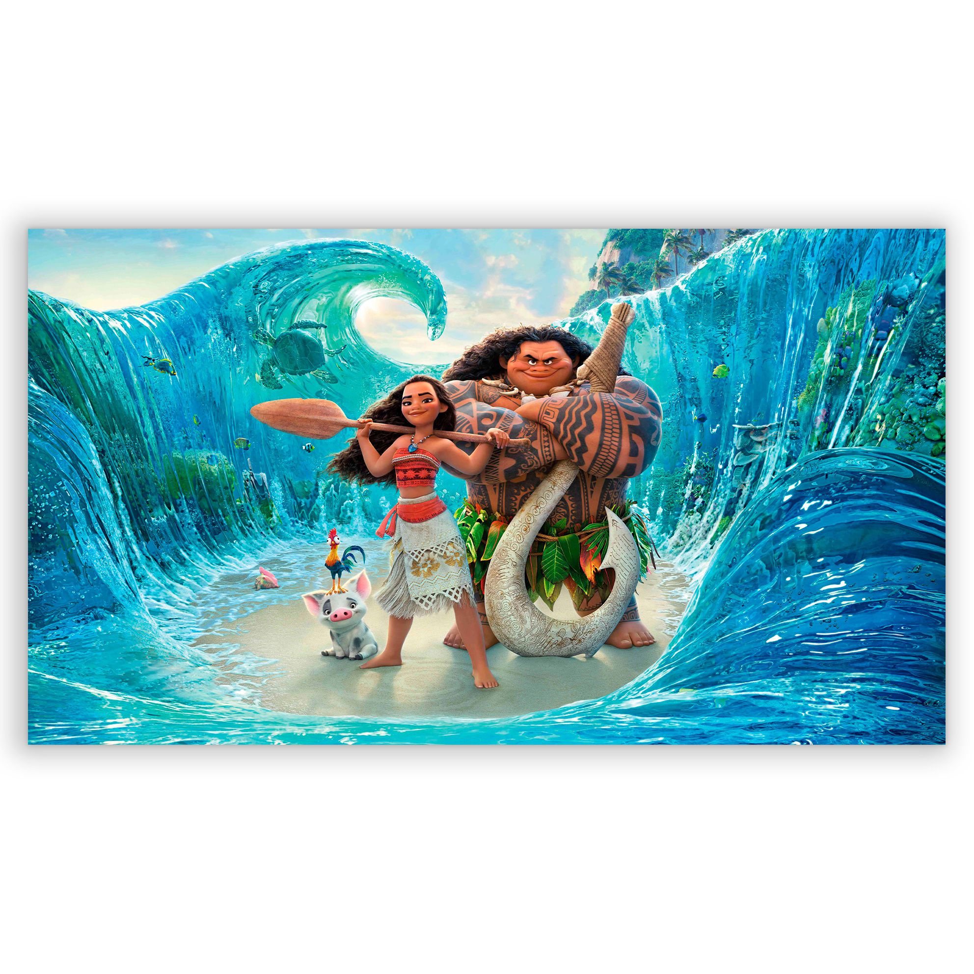 Painel Retangular Tecido Sublimado 3D Moana 1,50 X 2,20 WRT-2226 - Wear  Sublimações