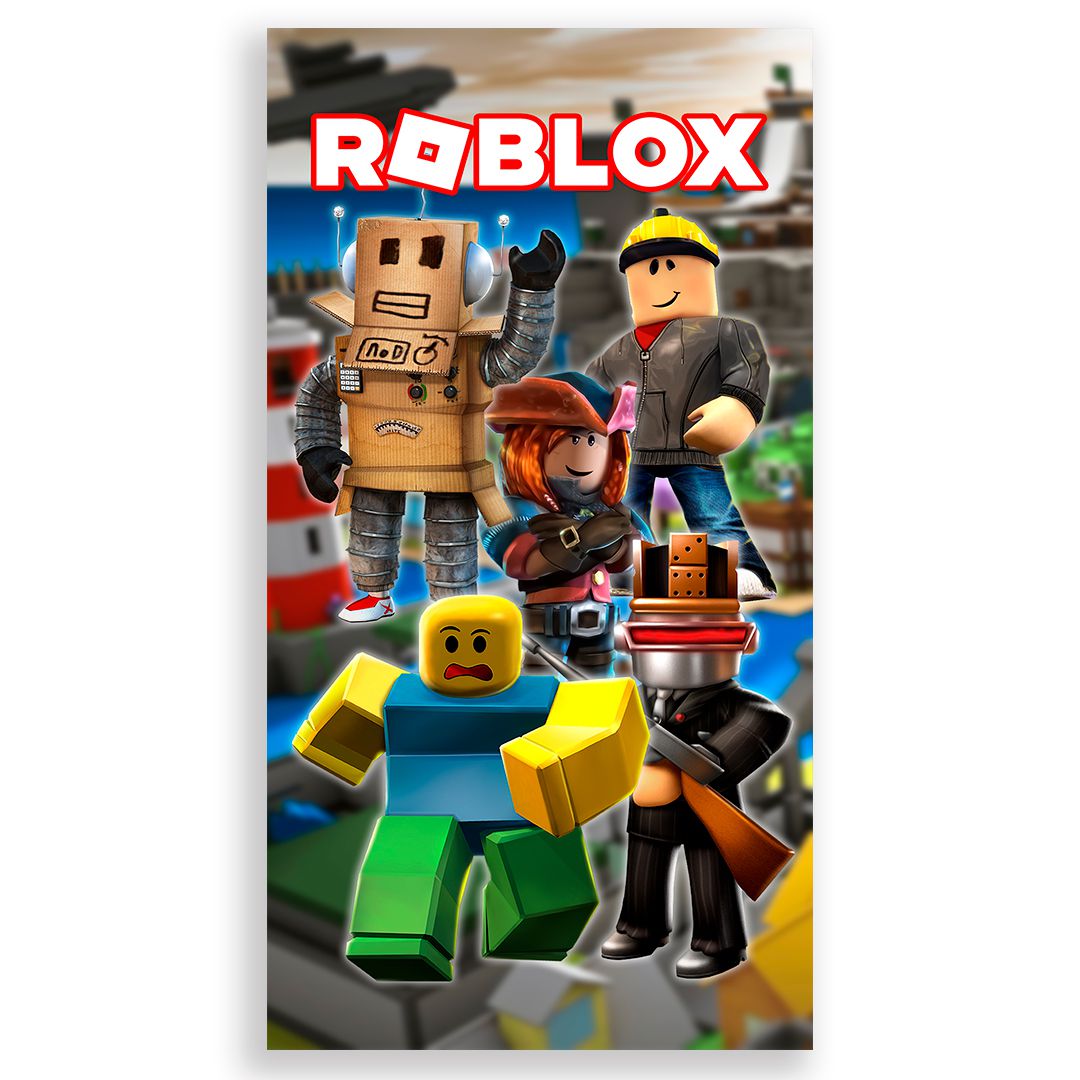 KIT Redondo Trio e Faixa - Roblox - Sublimado 3D - Sublitex