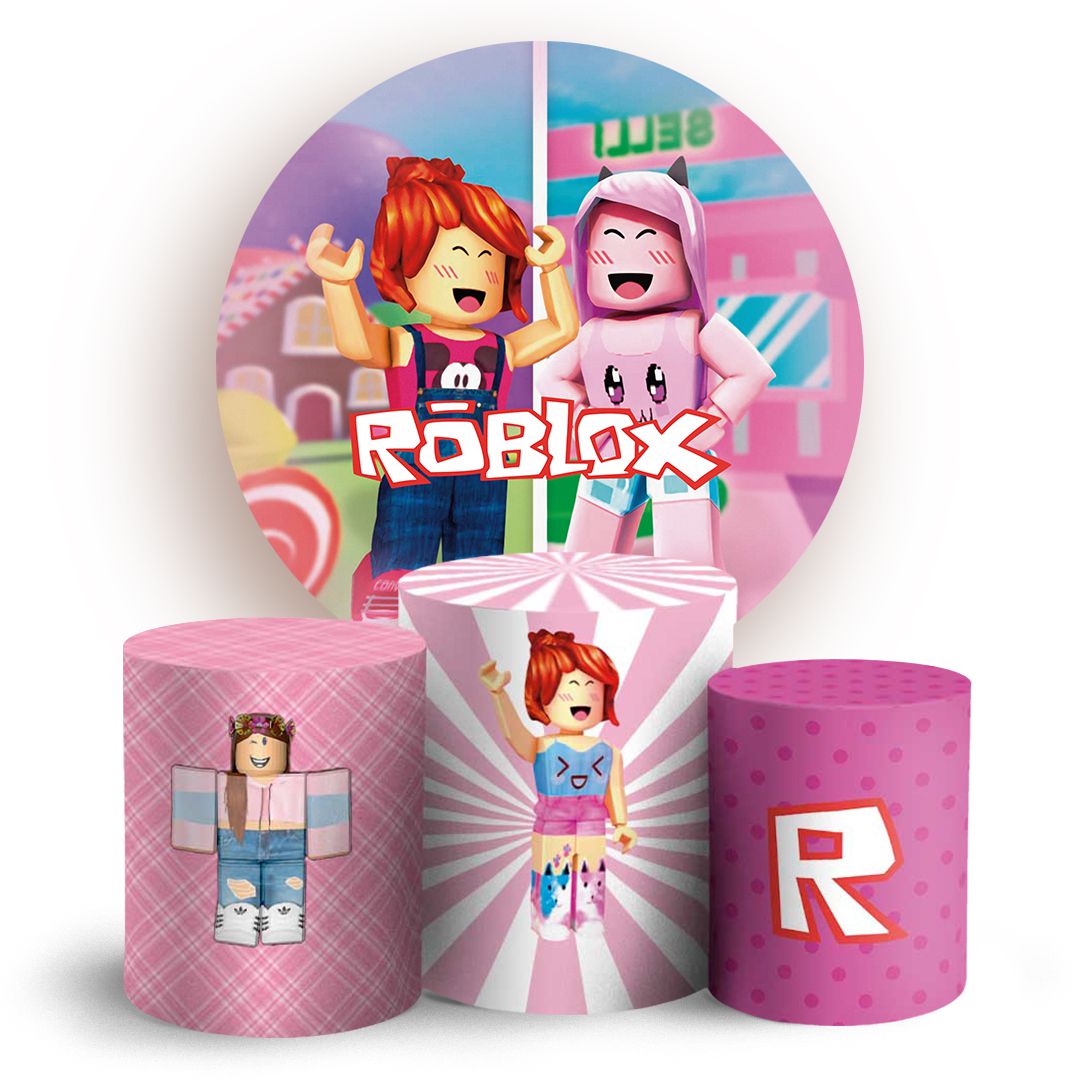 KIT Redondo e Trio - Roblox - Sublimado 3D - Sublitex, painéis