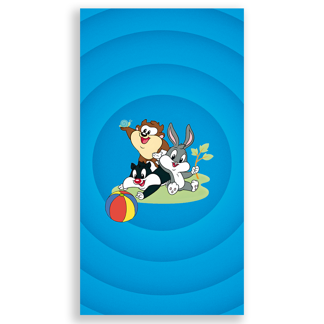 にににに Faixa Lateral - Looney Tunes Baby - Sublimado 3D - Sublitex
