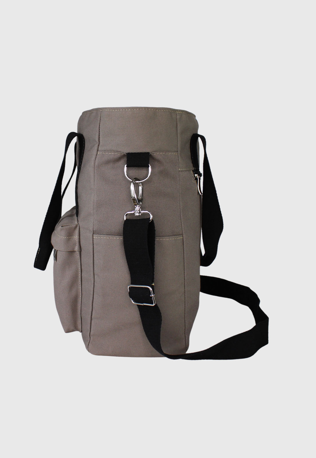 Lenna's Bolsa Transversal e de Ombro Tote Bag de Lona Cinza A025