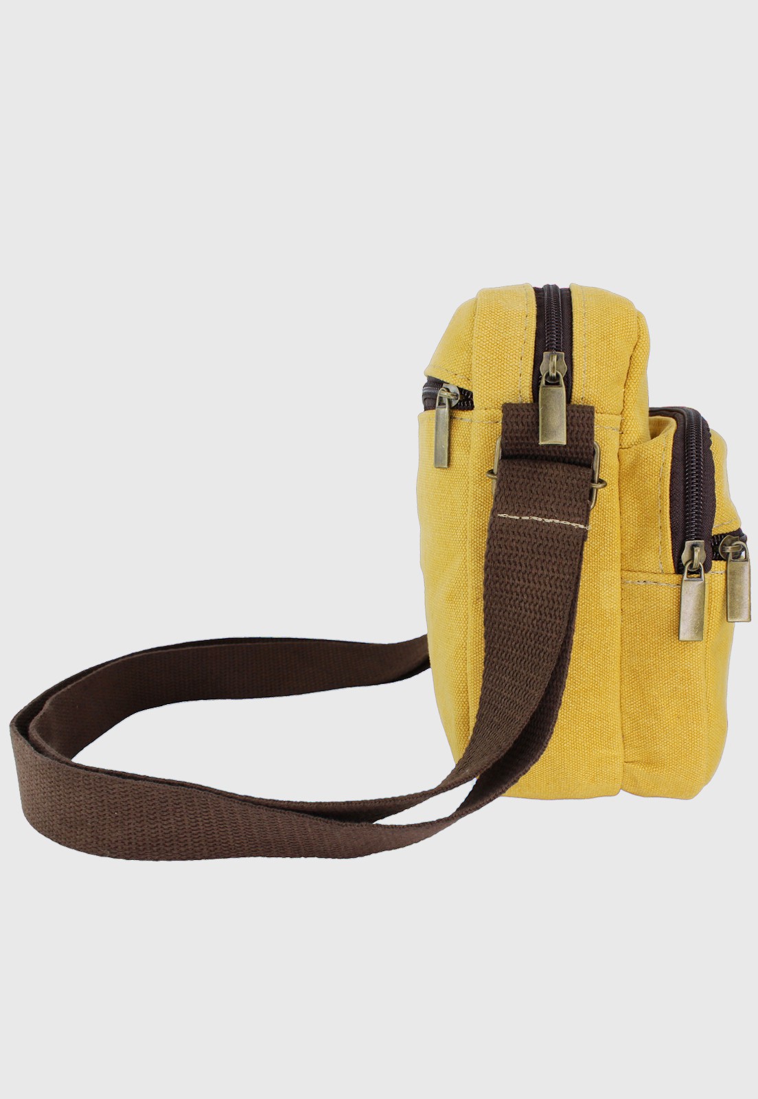 Shoulder Bag Bolsa Transversal Lona Amarela A009 - Lenna's: Pastas