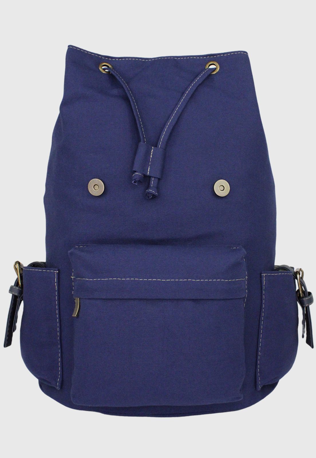 るーな Mochila Vintage Grande Lona Azul L085 - Lenna's: Pastas, Mochilas