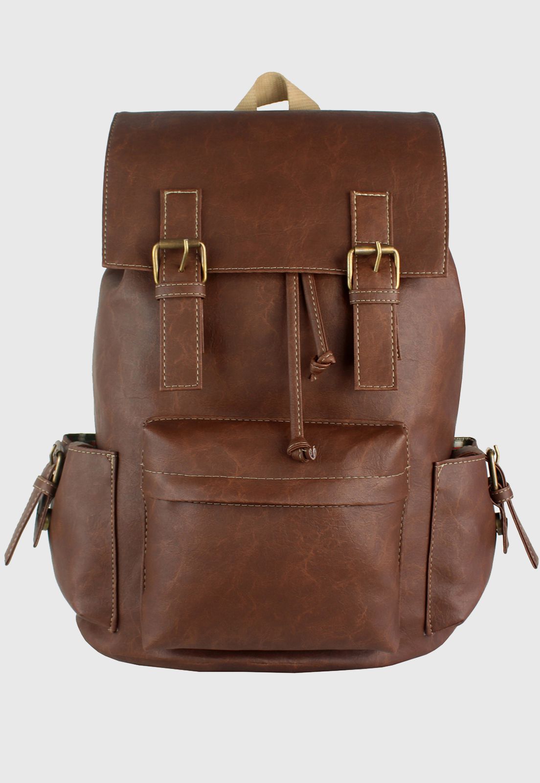 Mochila Executiva Vintage Caramelo 085 - Lenna's: Pastas, Mochilas