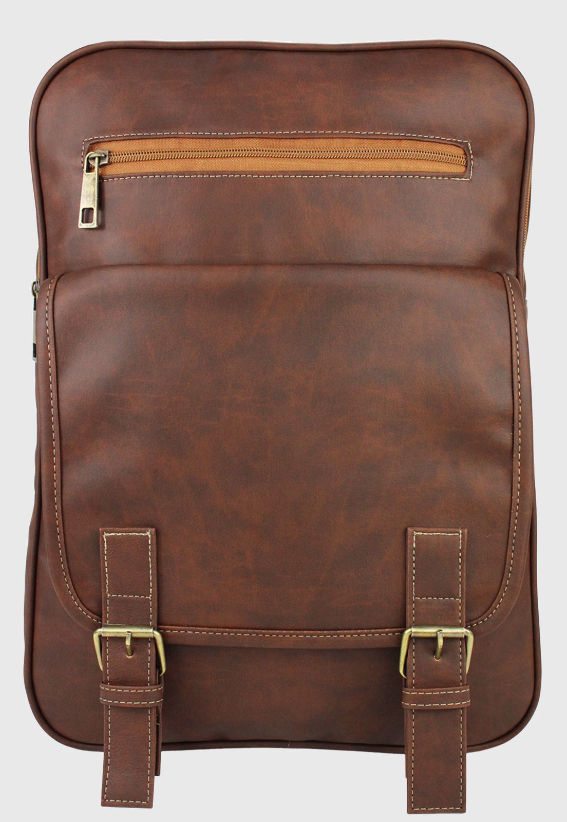 Mochila Executiva Vintage Masculina Feminina Caramelo LE03
