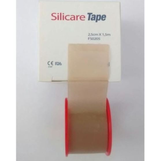 2 Rolos De Fita De Silicone Para Cicatrizes E Queloides Silicare Tape 25cm X 15 Metro Vita