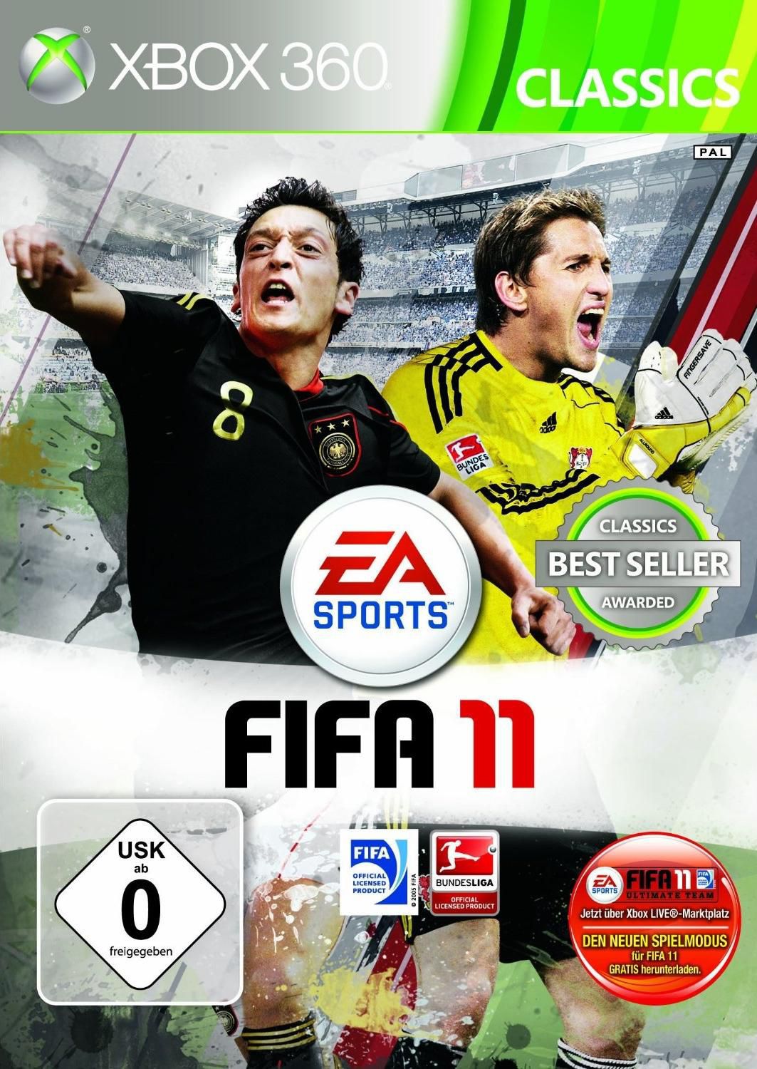 Gameteczone Jogo Xbox 360 Fifa 11 - EA Sports São Paulo SP