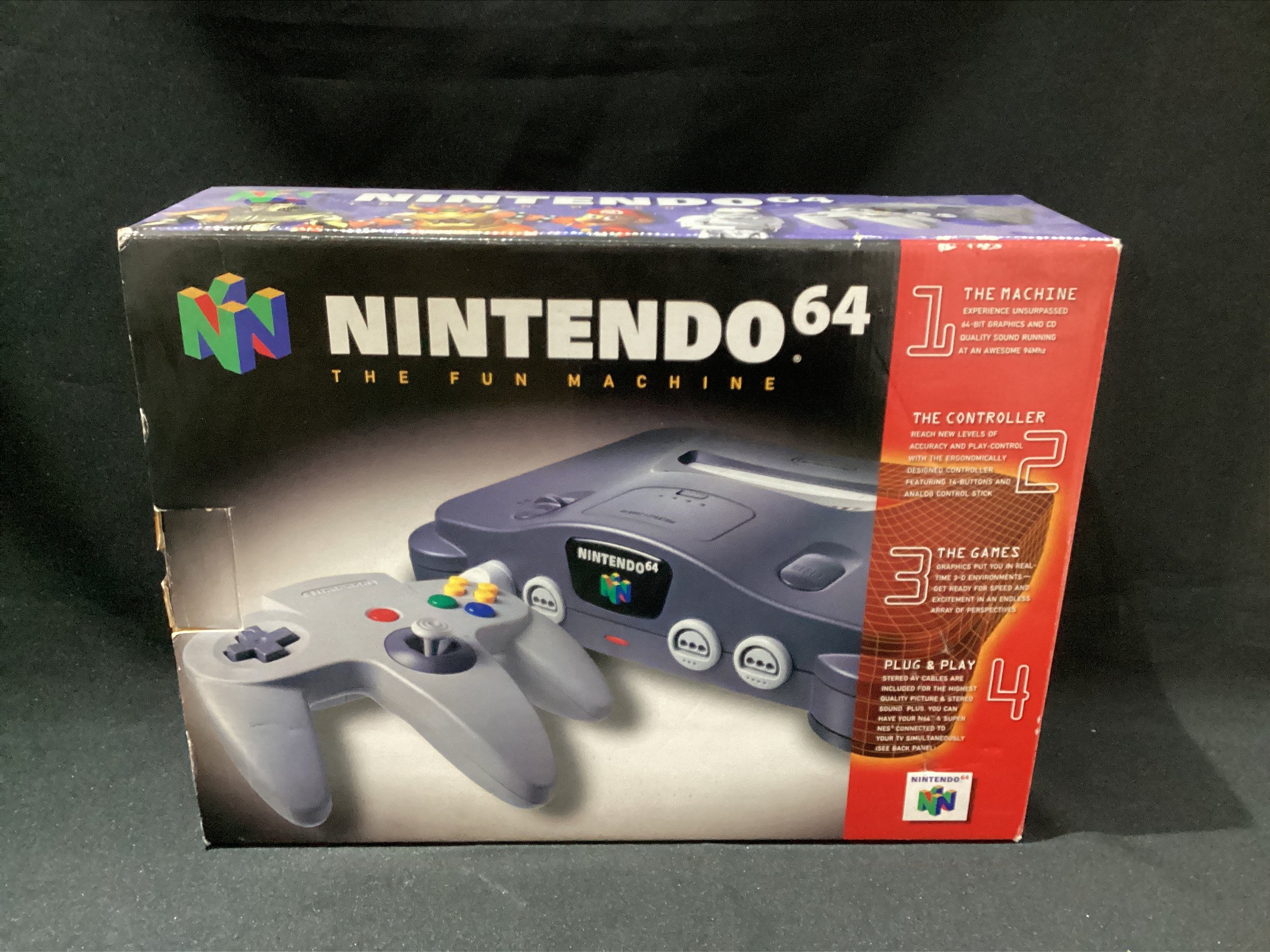 Console Nintendo 64 Preto c/ 1 Controle | Na Caixa - Nintendo - Gameteczone  a melhor loja de Games e Assistência Técnica do Brasil em SP