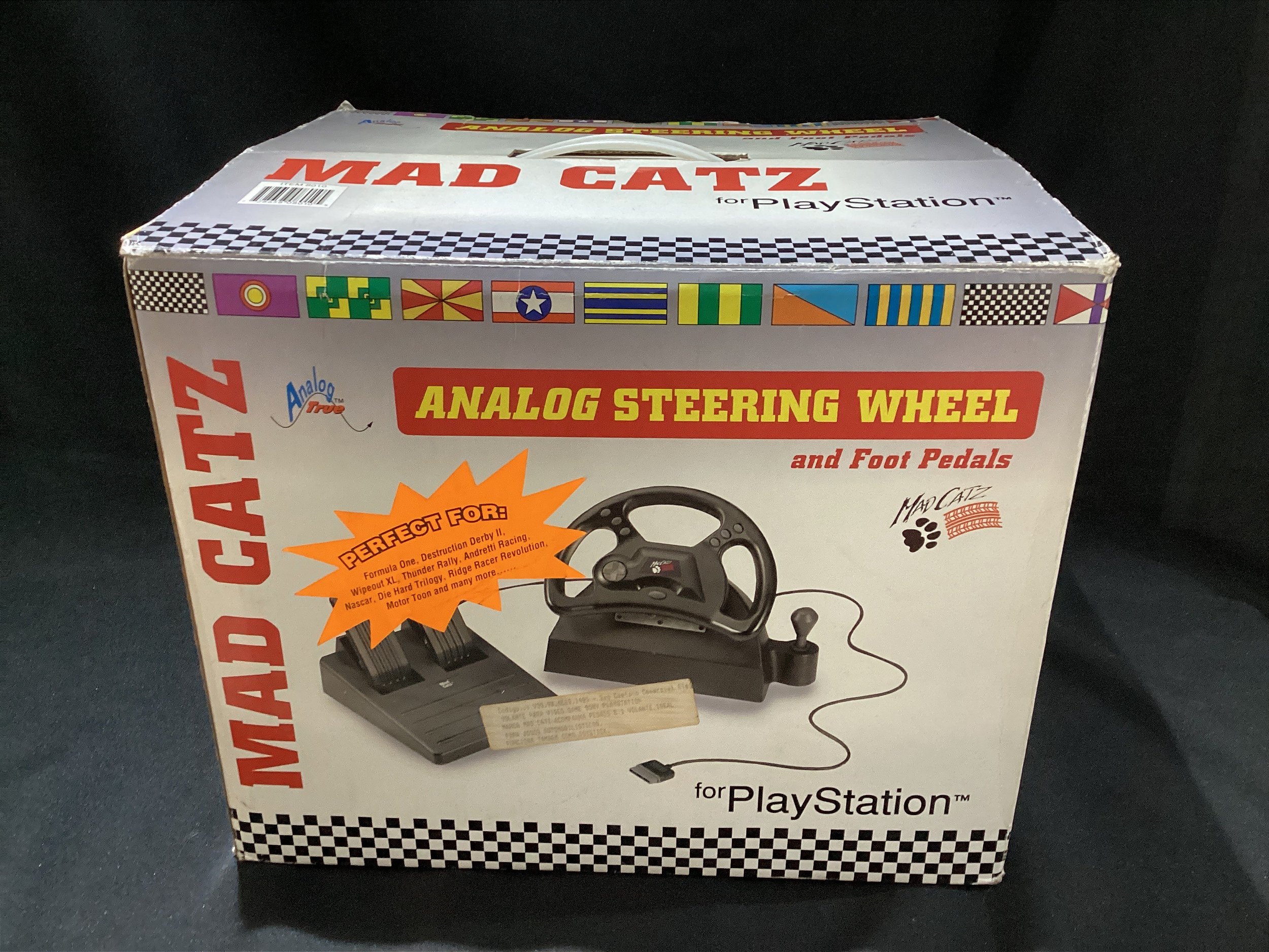 Volante Mad Cats para Playstation - Mad Catz - Gameteczone a melhor loja de  Games e Assistência Técnica do Brasil em SP