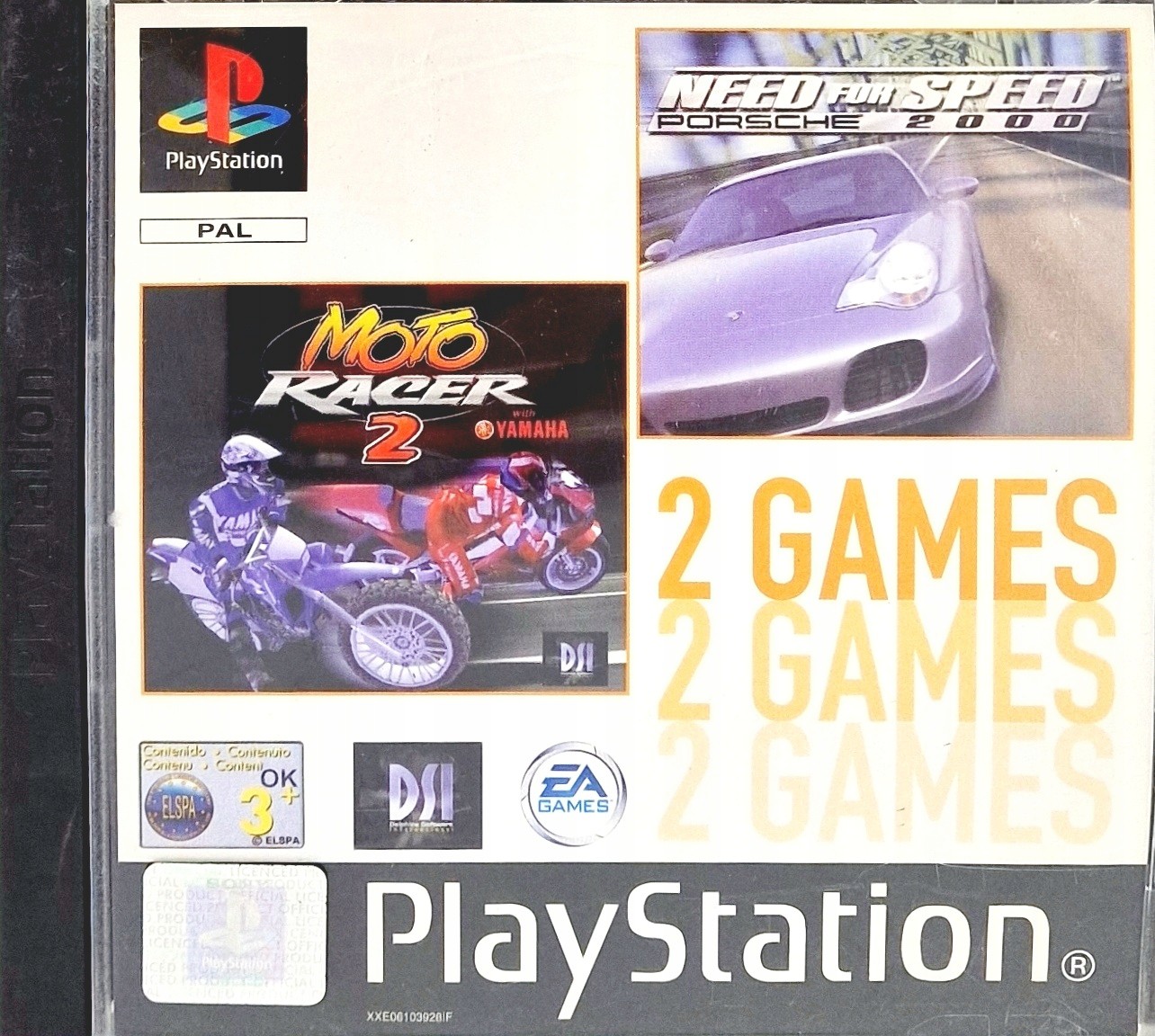 Jogo PS1 Need For Speed Porsche + Moto Racer 2 - EA Games - Gameteczone a  melhor loja de Games e Assistência Técnica do Brasil em SP