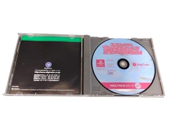 CD Elemental Pinball - PlayStation 1 PS1 PAL - état Correct (seul Le CD)