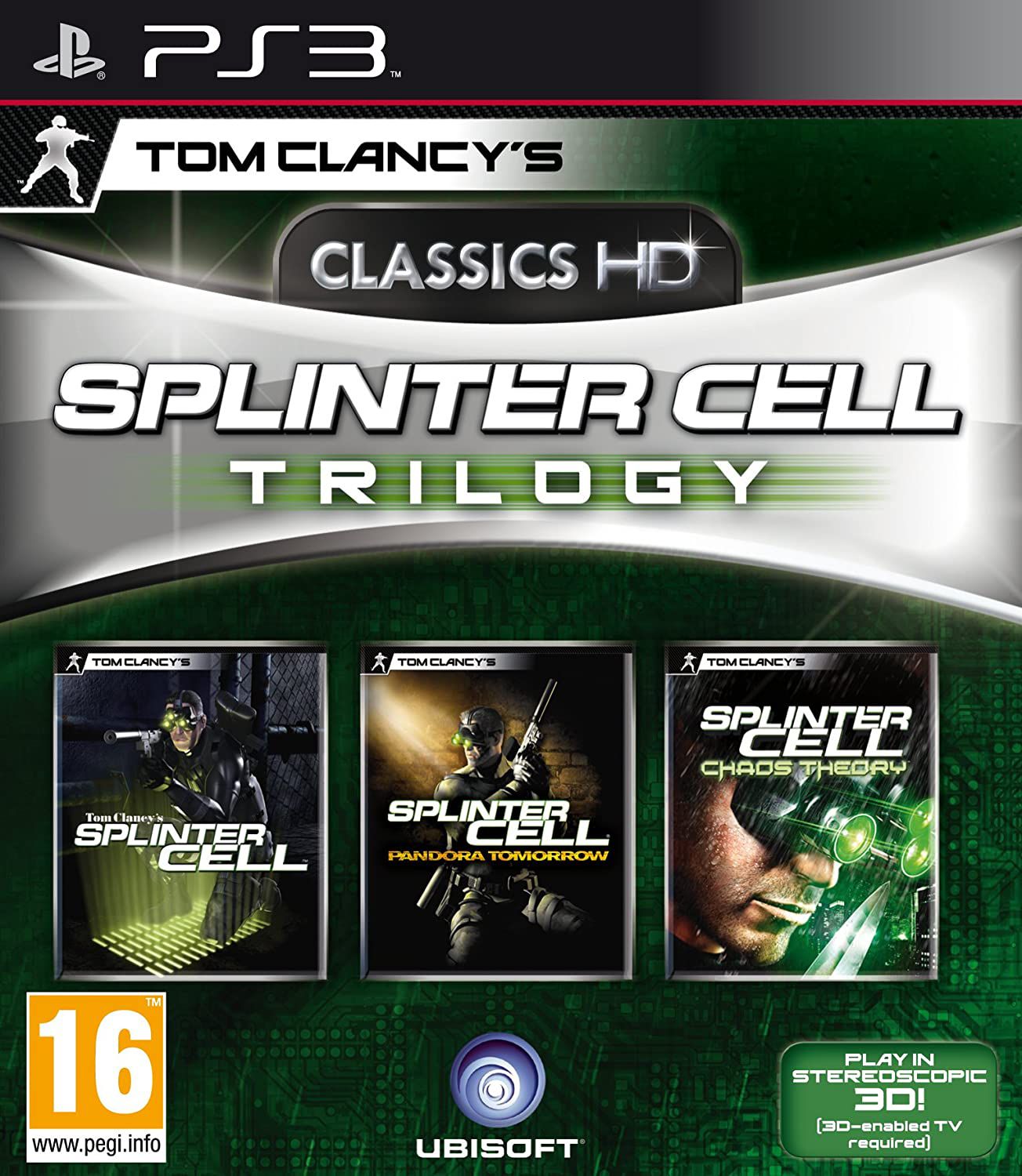  Tom Clancy's Splinter Cell Classic Trilogy HD - Playstation 3 :  UbiSoft: Video Games