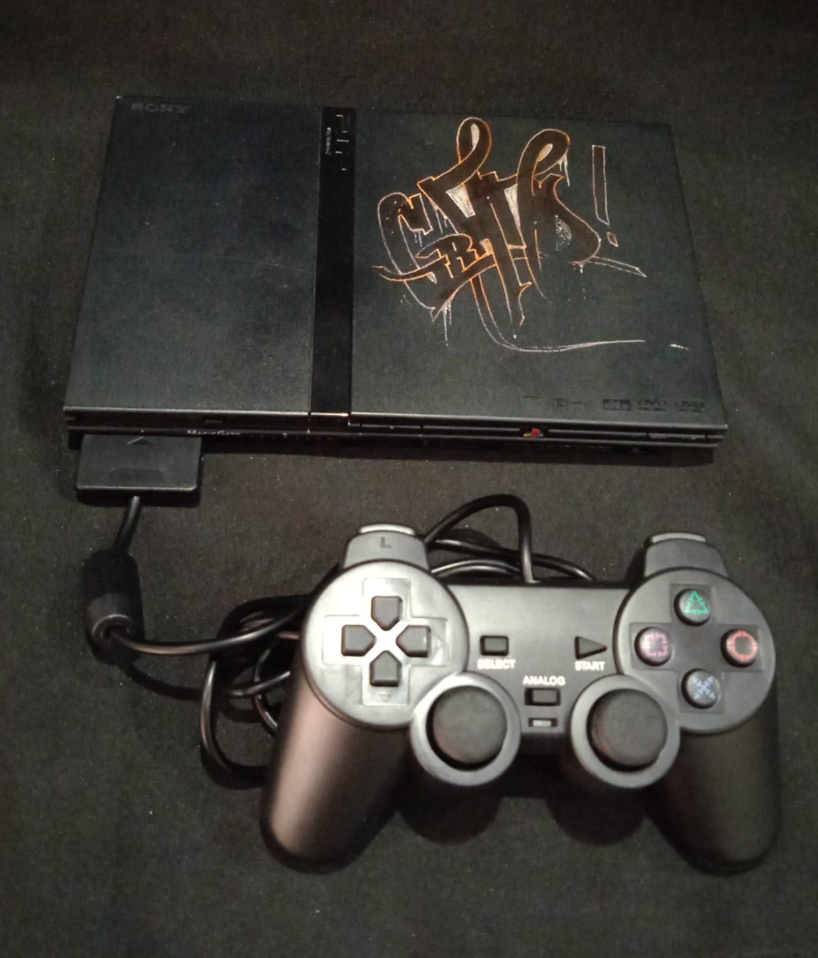 Playstation 2 Slim Original Desbloqueado com Defeito No Leitor