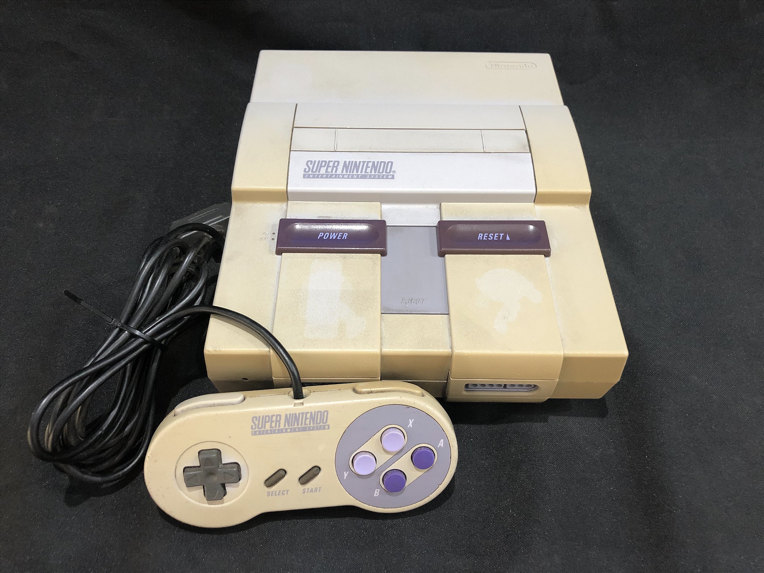 super nintendo 1 controle 1 jogo.