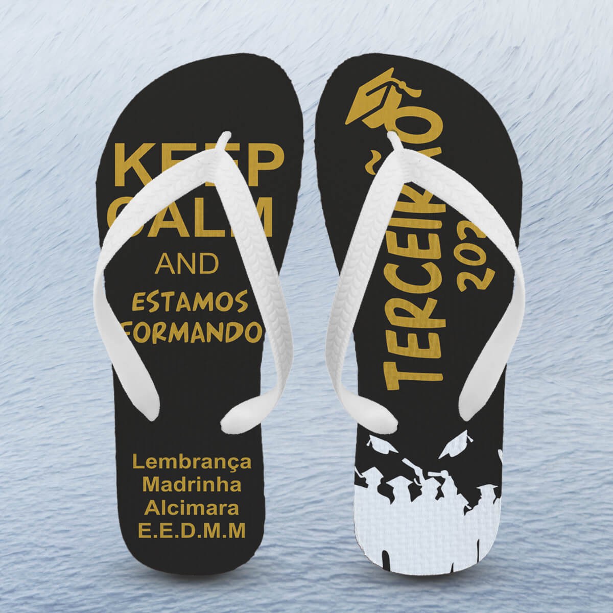 Chinelo Personalizado Para Baile De Formatura E Coquetel Celebre Os Sonhos Produtos