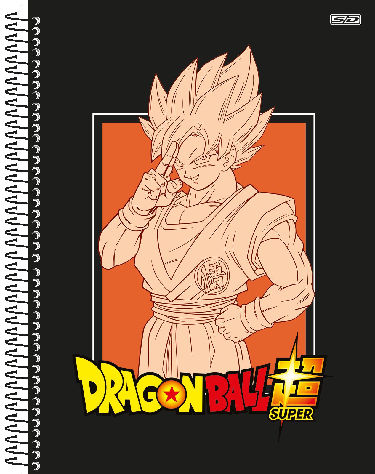 Caderno Cartografia Desenho Espiral São Domingos Dragon Ball Z Com