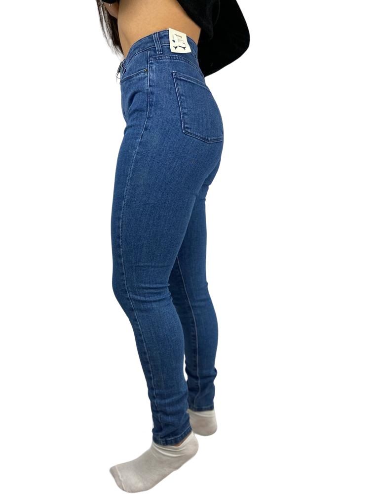 Calça Jeans Feminina Cintura Alta Super Skinny Hering - Outlet do Brás