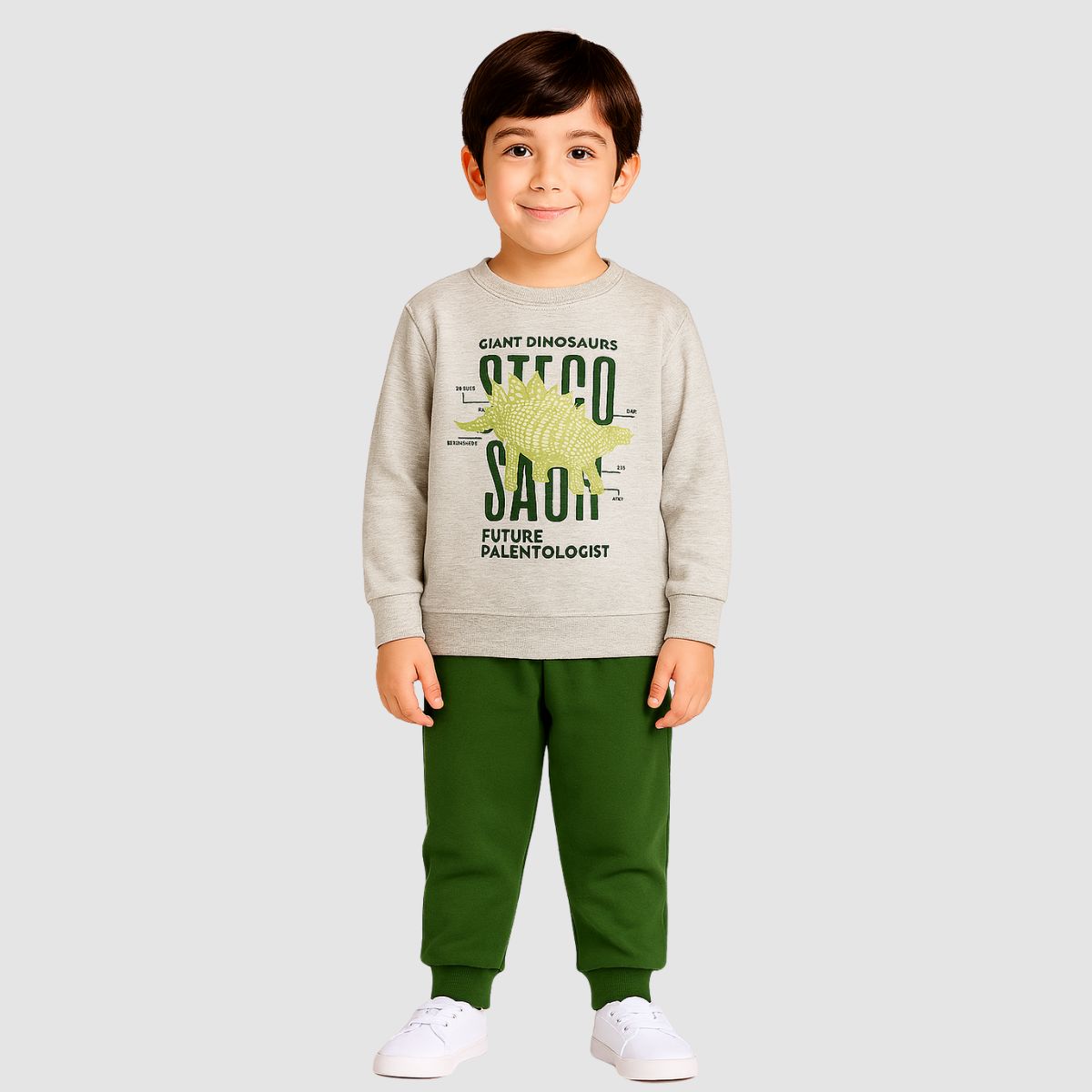 Moletom Infantil Com Estampa De Dinossauro - Conforto E Diversão Para Os Pequenos